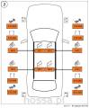 Zestaw dopasowujący - KIT CRUZ 936-511 AUDI A6, 5d kombi 2005-2011/ 2011+/ A4, 5d kombi 2008-2015/ 2015+ relingi zintegrowane