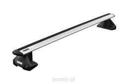 TBagażnik dachowy oyota Auris, 5d hatchback 2013-->. Bagażnik Thule Evo WingBar 7105-7112-5130, belki 118cm.