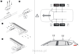 Zestaw dopasowujący-kit CRUZ 935-725 do SUBARU XV , Impreza, Levorg