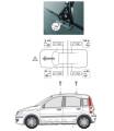 Zestaw dopasowujący-kit CRUZ 935-470 Fiat Panda, 5drzwi 2003-2012 punkty fix