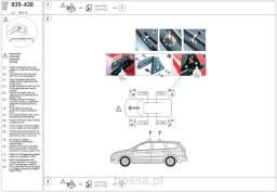 Zestaw dopasowujący-kit CRUZ 935-438 Ford Focus 5d kombi 2005-2011 punkty fix