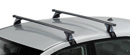 Zdjęcie poglądowe. Bagażnik bazowy CRUZ ST. Mocowania do dachu opracowane są do konkretnego modelu samochodu. 