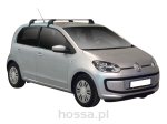 Bagażnik  dachowy Yakima Flush S5/K720: SEAT Mii / SKODA Citigo / VW Up 5d hatchback 2012-