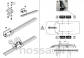 Bagażnik dachowy CRUZ 935-700-AiroX118 LAND ROVER Discovery III/IV SUV 2004-2013 z listwami T.