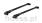 Bagaznik dachowy BMW X1 F48 ( 16-22 ) X1 iX1 U11 ( 22- ) / X3 F25 ( 11-18 ) i X3 III ( 18- ) iX3 G08 ( 20- ) / X4 F26 ( 14-18 ) Z relingami zintegr. Belki Thule WingBar Edge Black 95/95