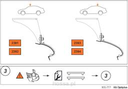 Zestaw dopasowujący-KIT CRUZ 935-777 Fiat Tipo 4d sedan 2015+