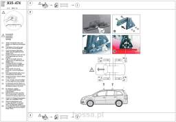 Zestaw dopasowujący-kit CRUZ 935-474 OPEL Zafira, 5drzwi MPV 2005-2012 punkty fix