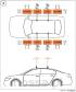 Zestaw dopasowujący-kit CRUZ 935-732 VW Passat (B8) 4d sedan 2015-->