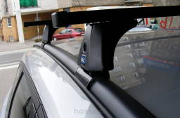 Bagażnik dachowy CRUZ 935-503-SX110 stalowy - SEAT Ibiza ST 2010-2017 kombi z relingami zintegrowanymi